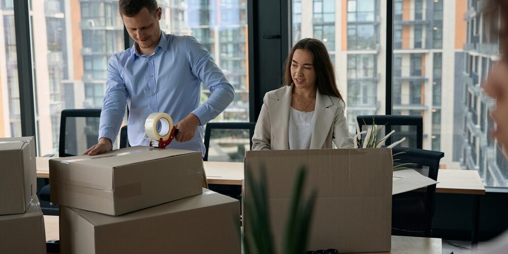 Young,Company,Employees,Preparing,For,Office,Move Notifying Clients, Suppliers, and Partners About Your Commercial Move